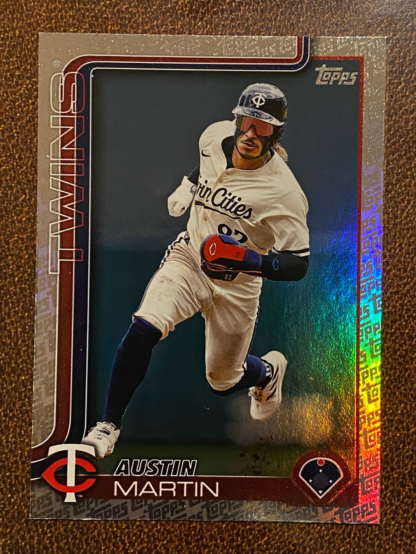 Austin Martin - 2025 Topps Series 2 - Fanatics Exclusive Topps Foil Border - Twins