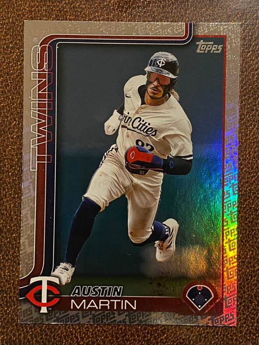 Austin Martin - 2025 Topps Series 2 - Fanatics Exclusive Topps Foil Border - Twins
