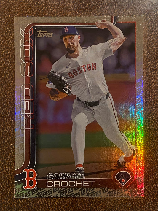 Garrett Crochet - 2025 Topps Series 2 - Fanatics Exclusive Topps Foil Border - Red Sox