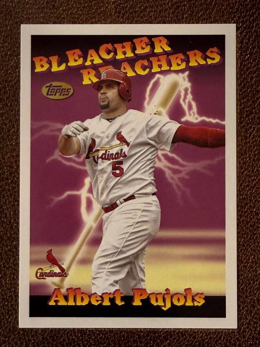 Albert Pujols - 2025 Topps Update - Bleacher Reachers Insert - Cardinals