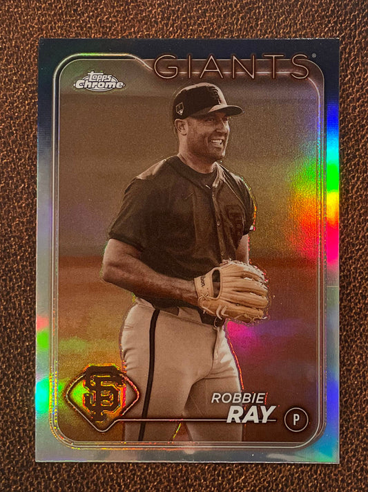 Robbie Ray - 2024 Topps Chrome - Sepia Refractor - Giants