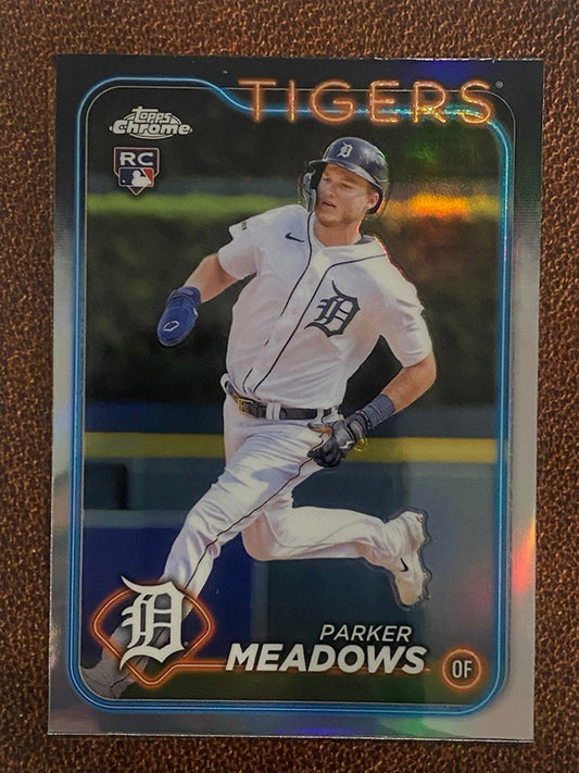Parker Meadows - 2024 Topps Chrome - Refractor - Tigers