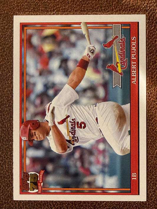 Albert Pujols - 2026 Topps Series 1 - 1991 Insert - Cardinals