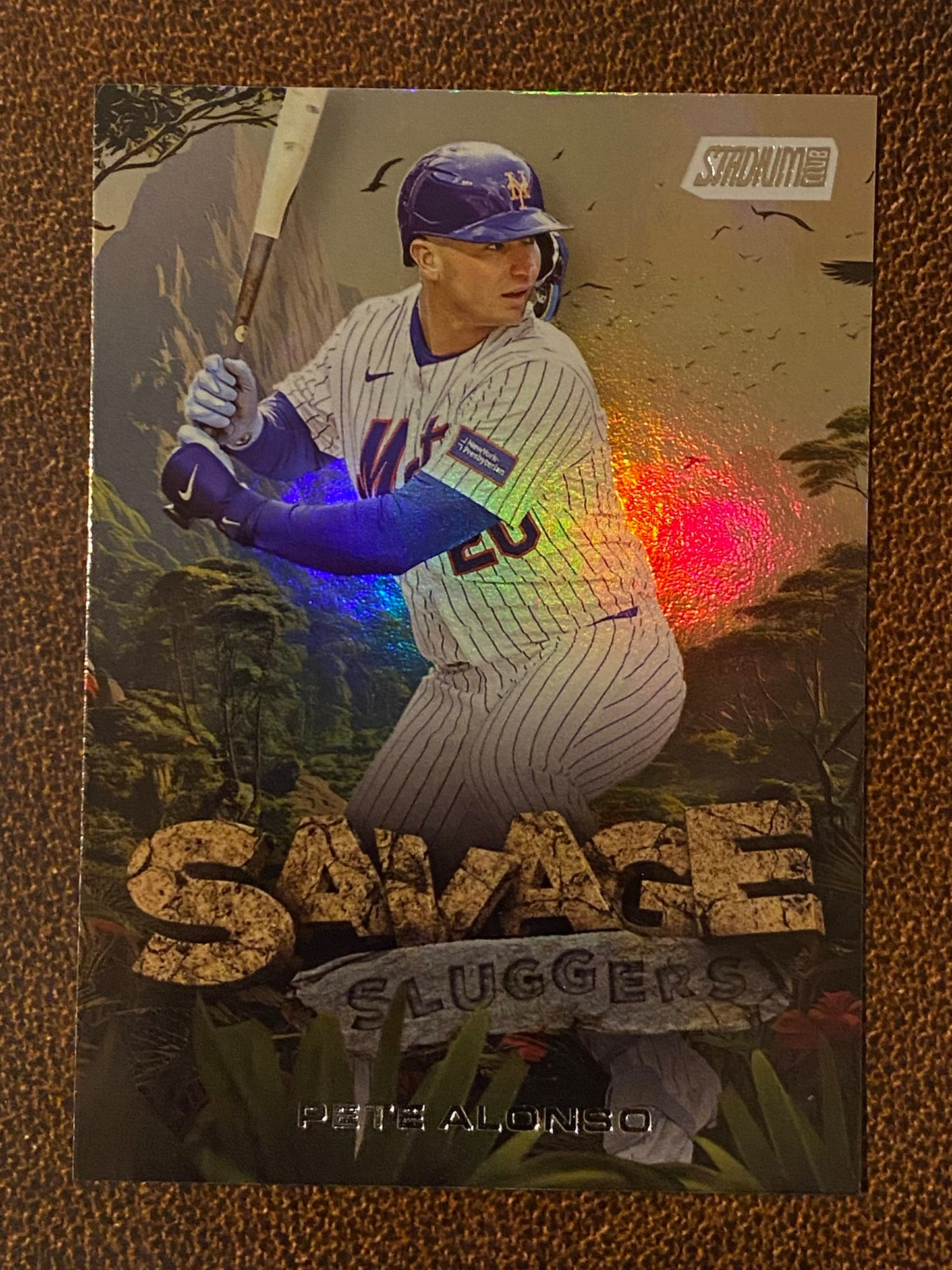 Pete Alonso - 2025 Topps Stadium Club - Savage Sluggers Insert - Mets