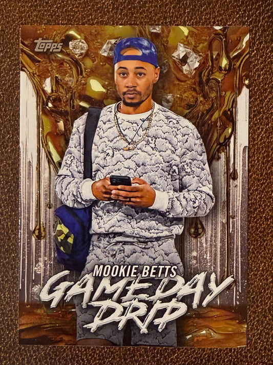 Mookie Betts - 2026 Topps Series 1 - Gameday Drip Insert - Dodgers
