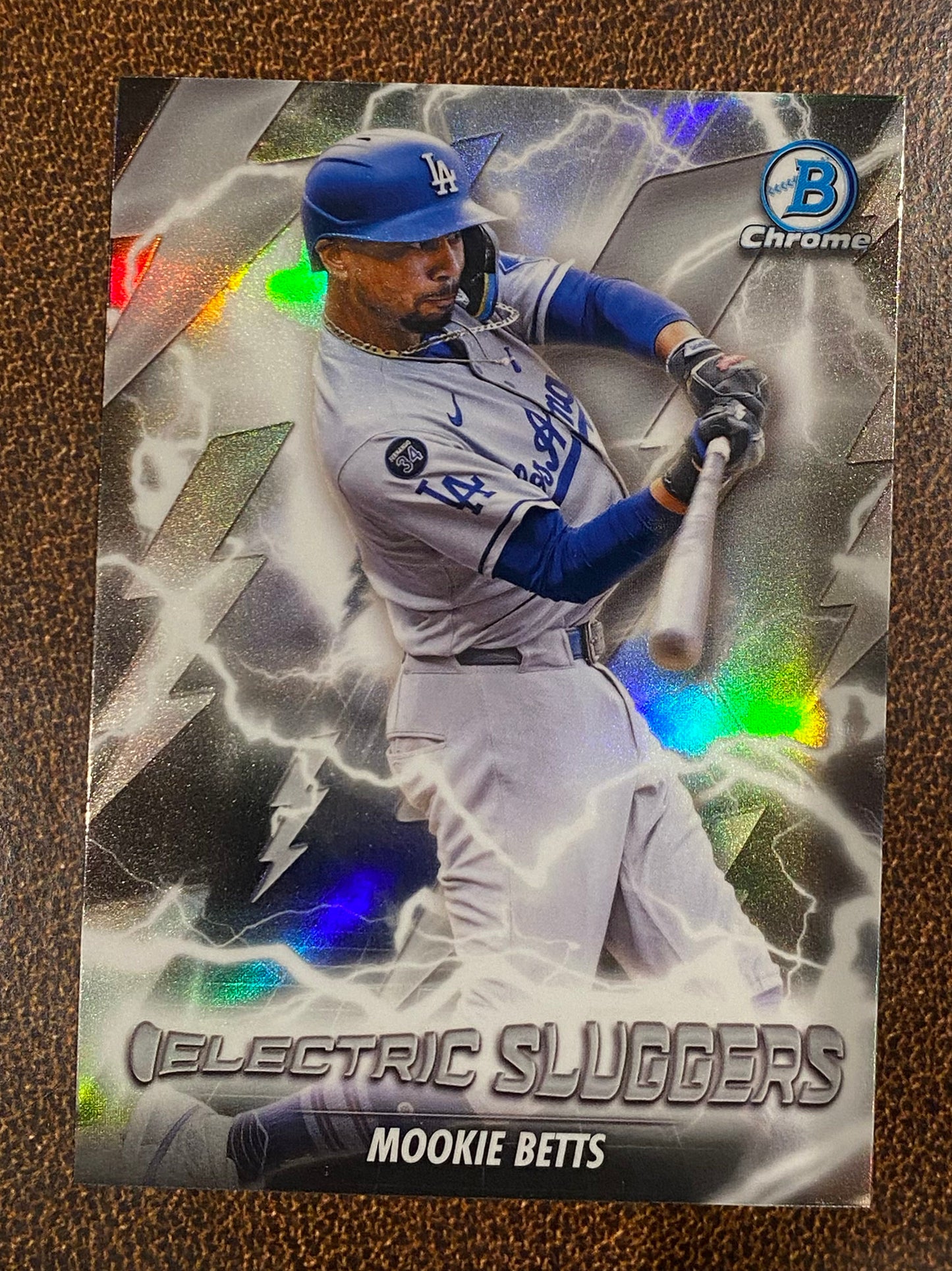 Mookie Betts - 2026 Bowman - Electric Sluggers Insert - Dodgers