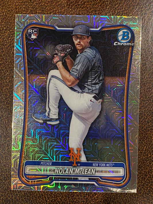 Nolan McLean - 2026 Bowman - Rookie MOJO Refractor - Mets