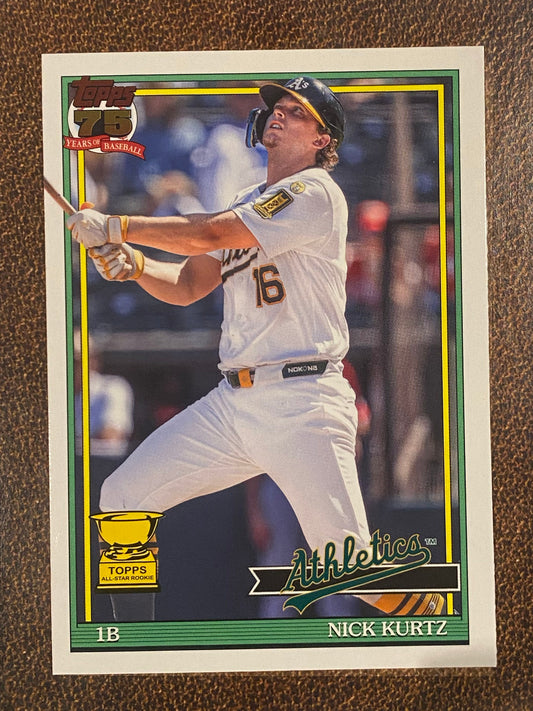 Nick Kurtz - 2026 Topps Series 2 - 1991 Topps - Athletics