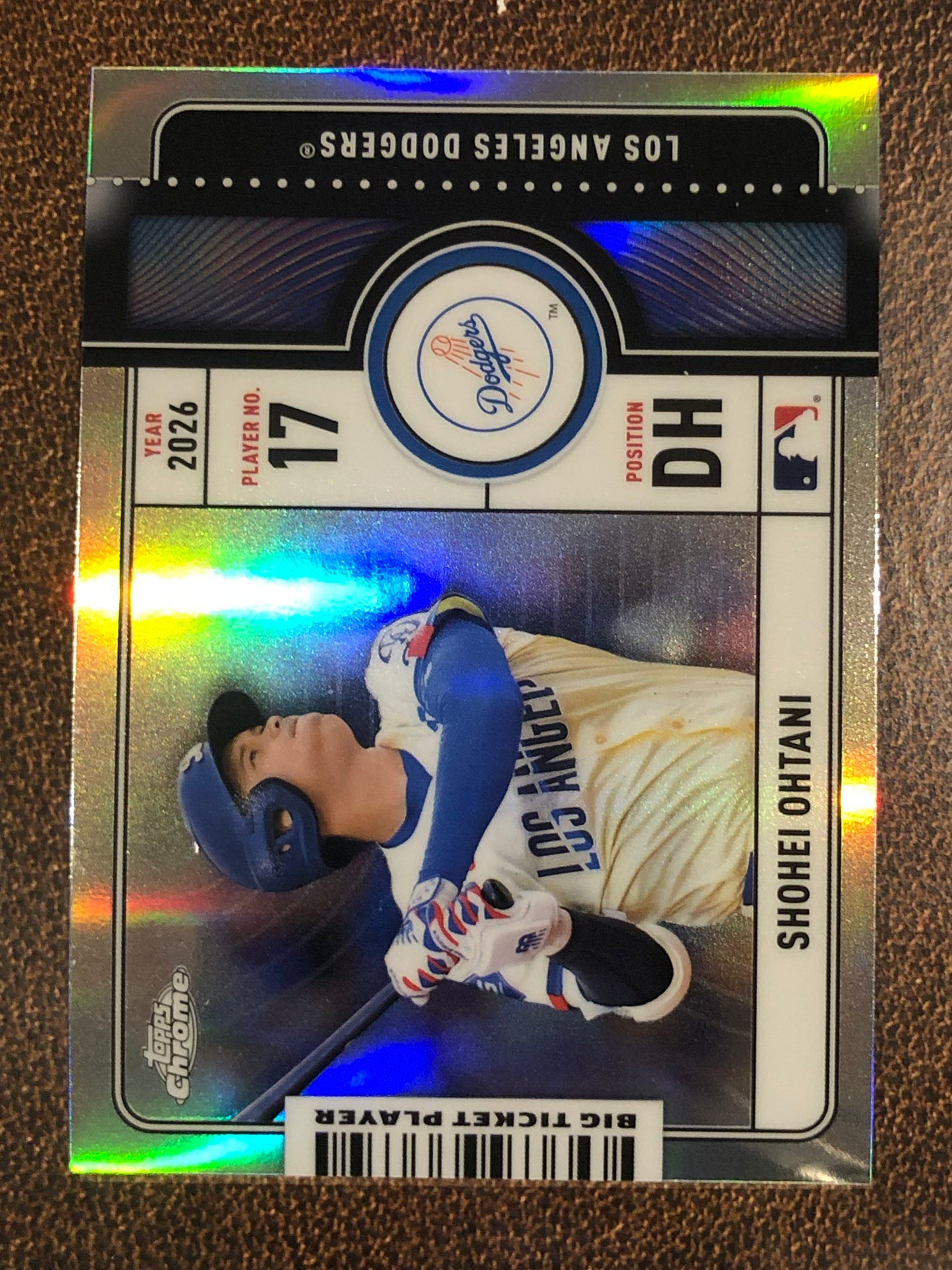 Shohei Ohtani - 2026 Topps Chrome - Big Ticket Player Insert - Dodgers