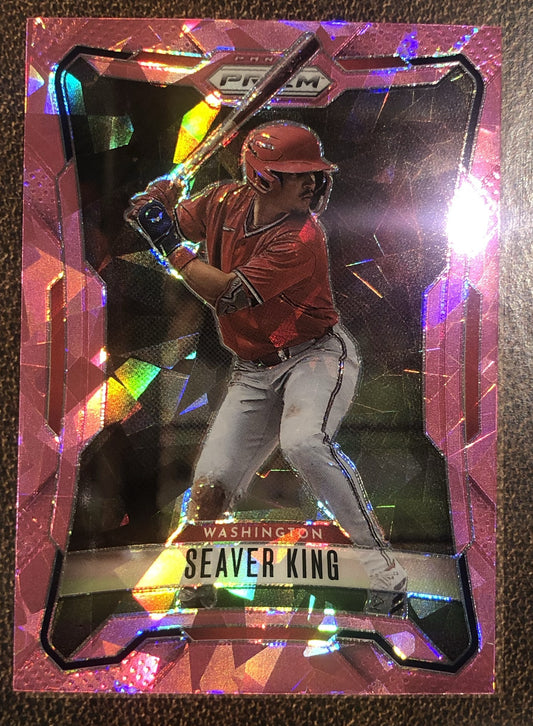 Seaver King - 2026 Panini Prizm - Pink Ice - Nationals