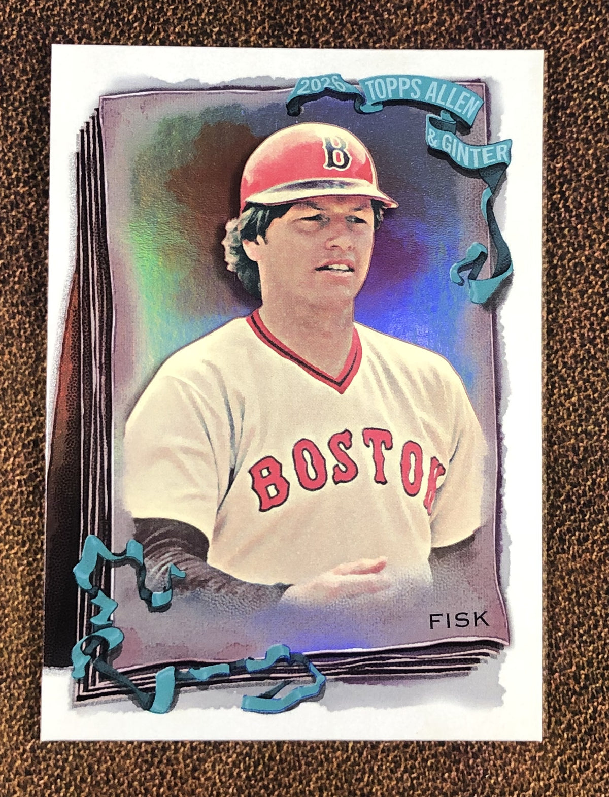 Carlton Fisk - 2026 Topps Allen & Ginter - Silver Portrait Foil - Red Sox