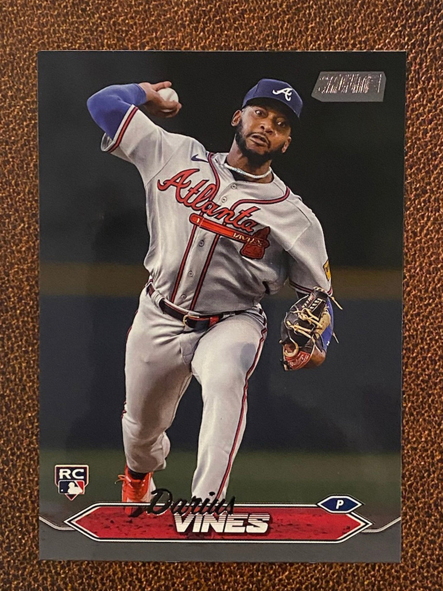 Darius Vines - 2024 Topps Stadium Club - Black Foil - Braves