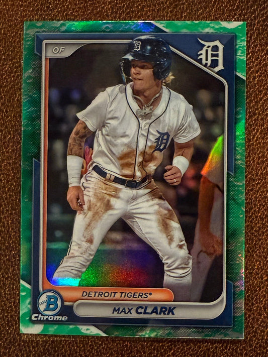 Max Clark - 2024 Bowman - Chrome Lunar Glow - Tigers