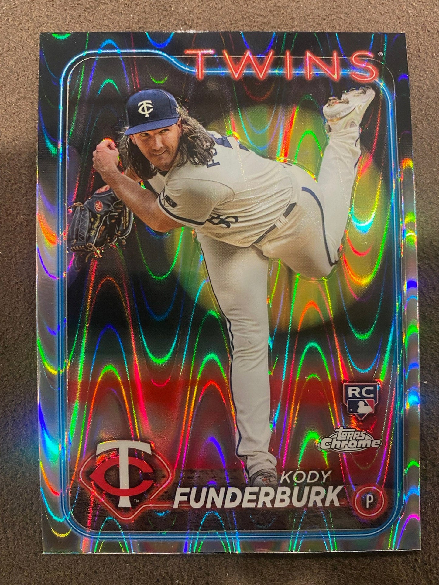 Kody Funderburk - 2024 Topps Chrome - Raywave Refractor - Twins