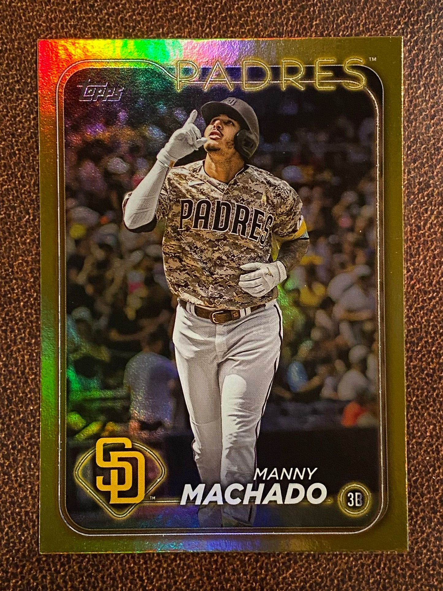 Manny Machado - 2024 Topps Series 2 - Gold Foils - Padres