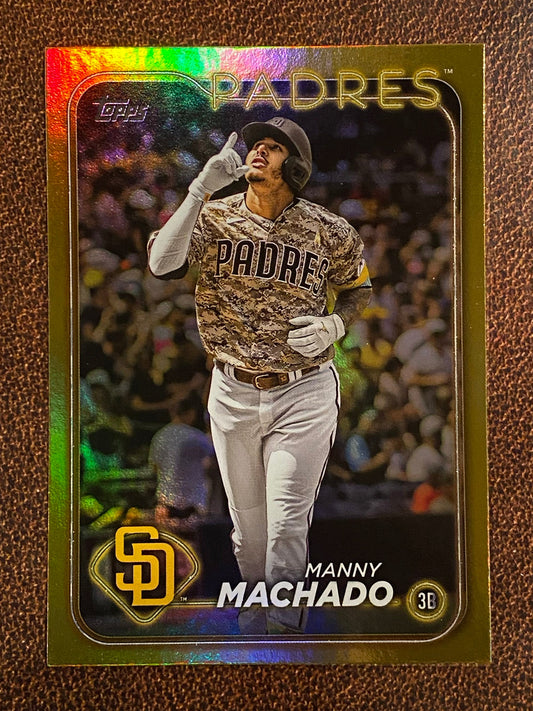 Manny Machado - 2024 Topps Series 2 - Gold Foils - Padres