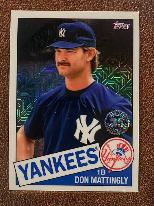 Don Mattingly - 2020 Topps Update - Silverpack Mojo Refractor - Yankees