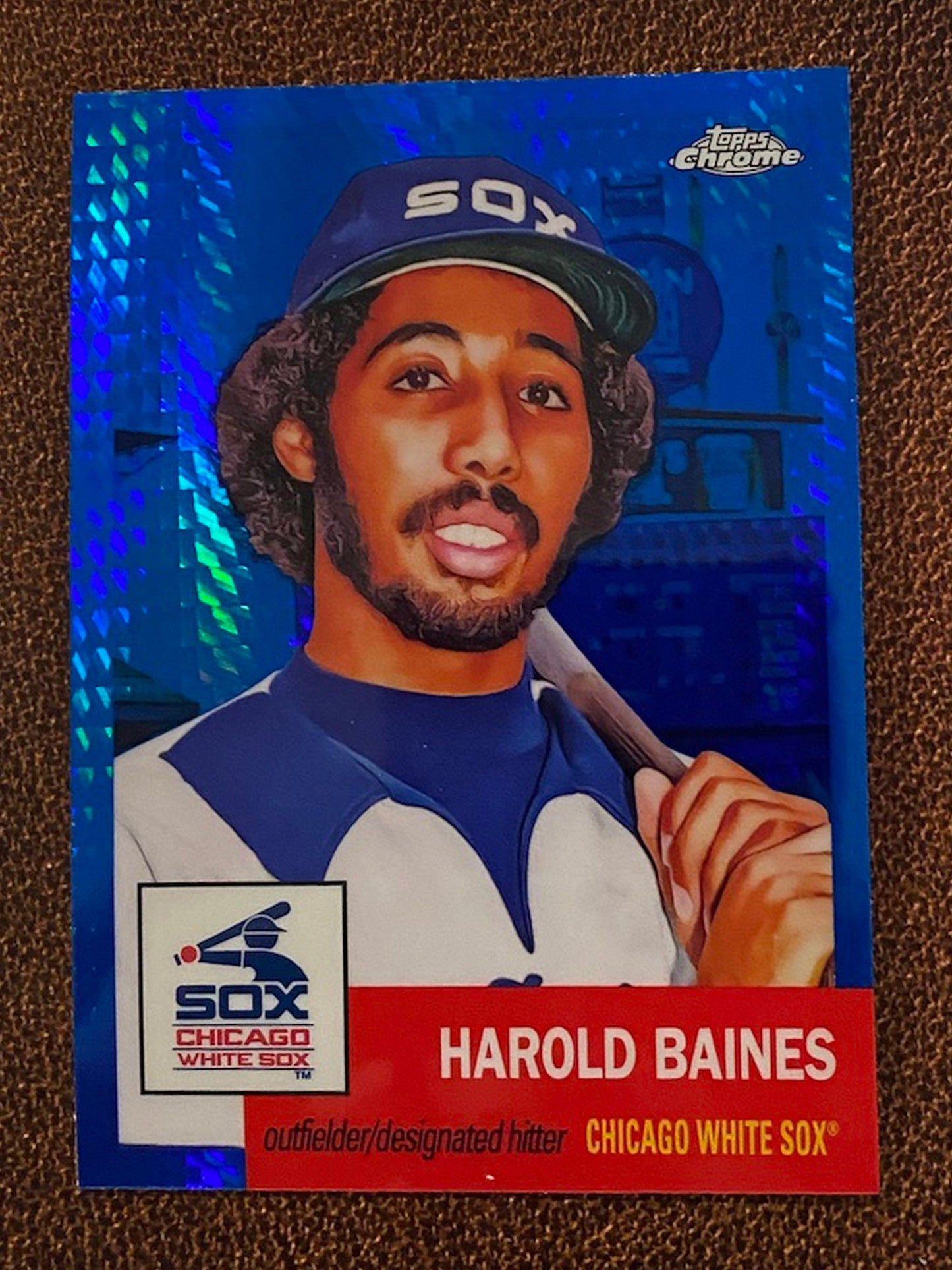 Harold Baines - 2022 Topps Chrome Platinum Anniversary - Blue Prism - White Sox