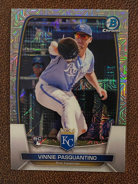 Vinnie Pasquantino - 2023 Bowman - Mega Box Mojo Refractor - Royals