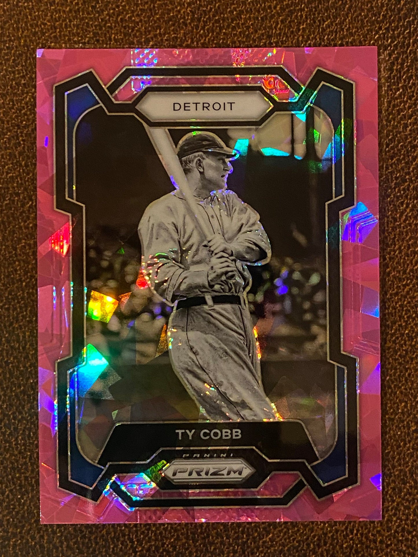 Ty Cobb - 2024 Panini Prizm - Pink Ice Mega - Tigers