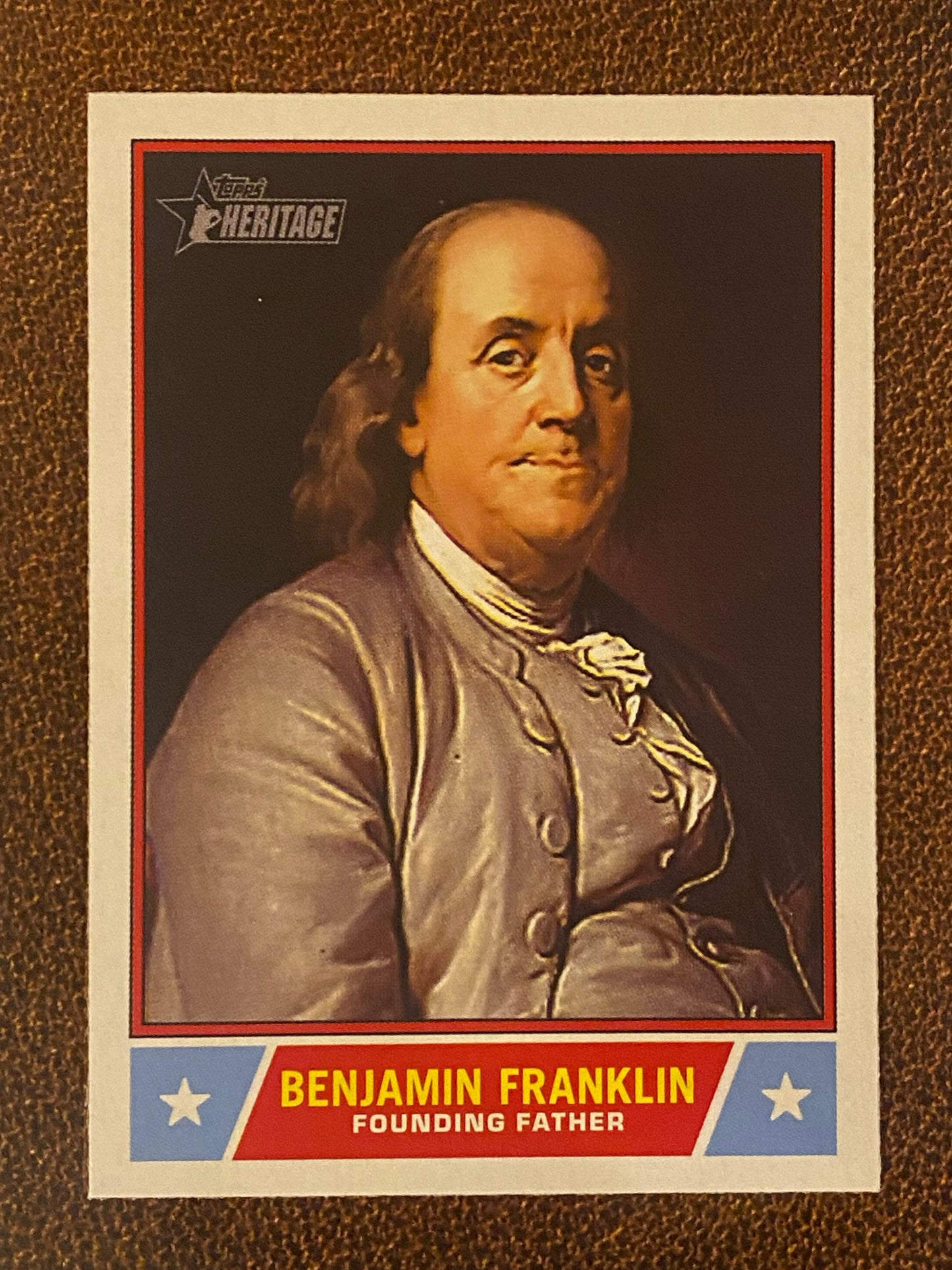 Benjamin Franklin - 2025 Topps Heritage - Notable Americans (NS-5)