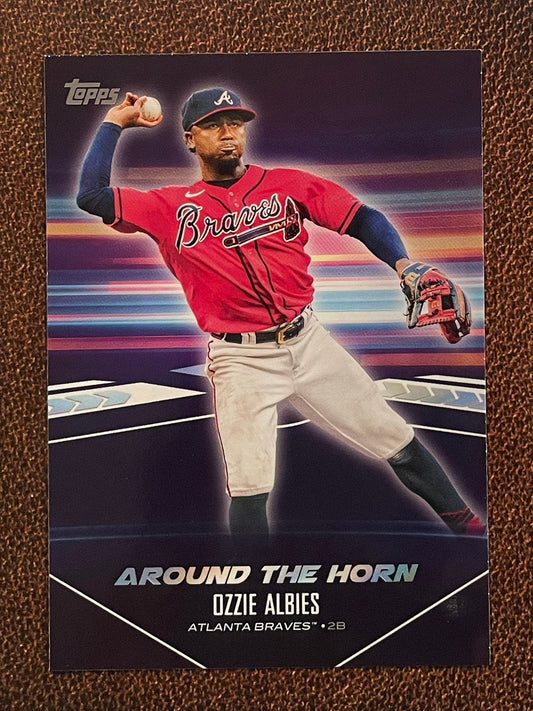 Ozzie Albies - 2024 Topps Series 2 - Around the Horn Insert - Braves