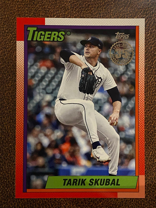 Tarik Skubal - 2025 Topps Series 2 - 1990 Insert - Tigers