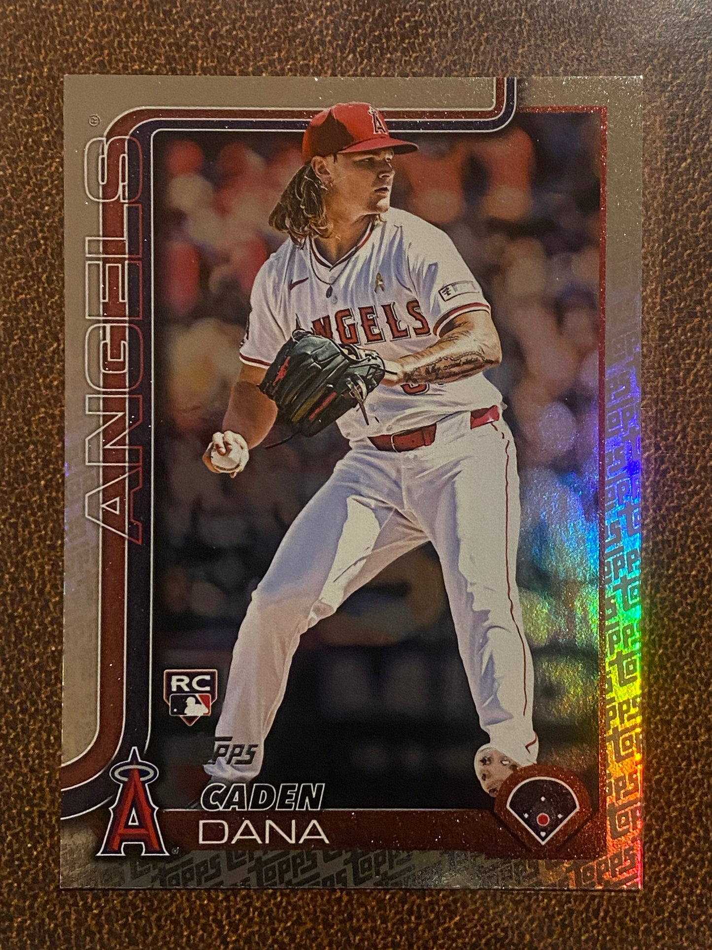 Caden Dana - 2025 Topps Series 2 - Fanatics Exclusive Topps Foil Border - Angels