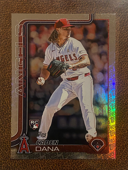Caden Dana - 2025 Topps Series 2 - Fanatics Exclusive Topps Foil Border - Angels