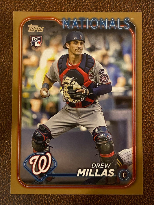 Drew Millas - 2024 Topps Series 2 - Gold /2024 - Nationals