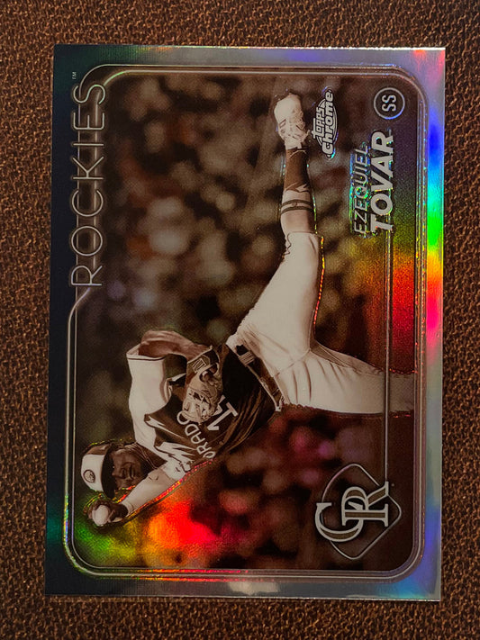 Ezequiel Tovar - 2024 Topps Chrome - Sepia Refractor - Rockies