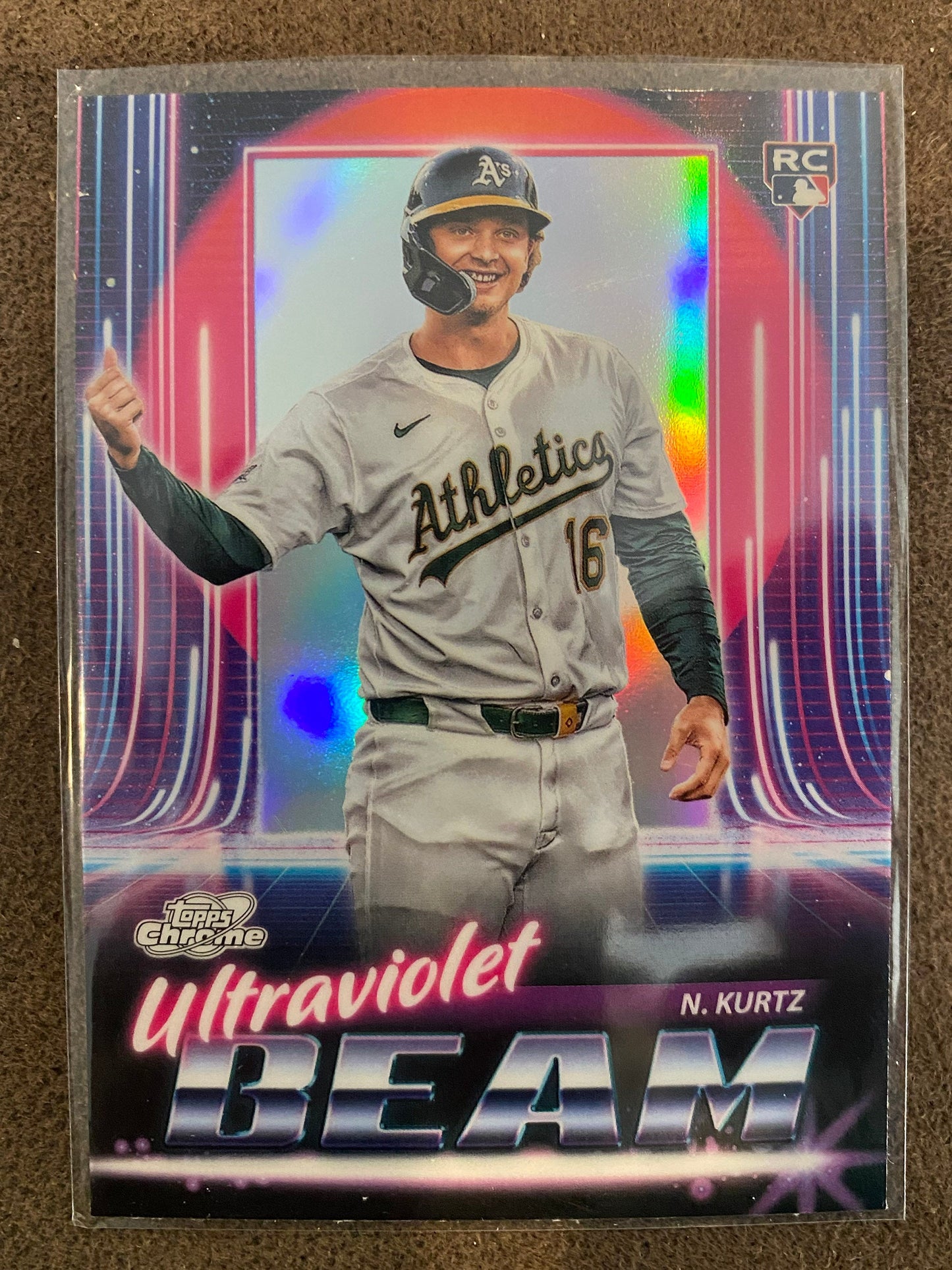 Nick Kurtz - 2025 Topps Chrome Cosmic - Ultraviolet Beam Insert - Athletics