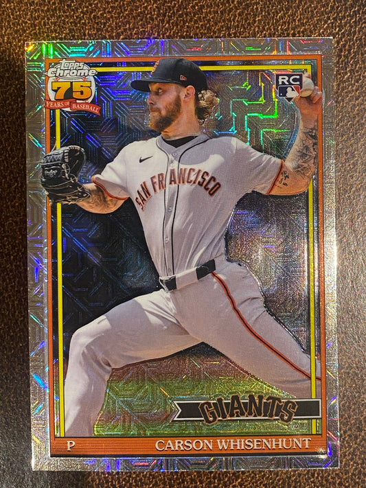Carson Whisenhunt - 2026 Topps Series 1 - Mojo Refractor - Giants