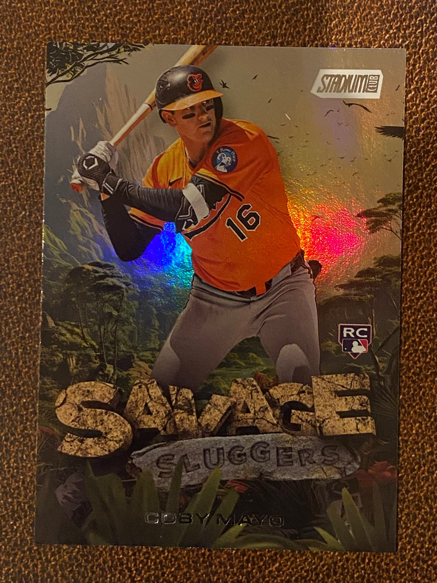 Coby Mayo - 2025 Topps Stadium Club - Savage Sluggers Insert - Orioles