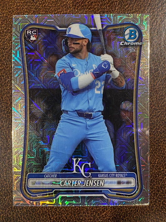 Carter Jensen - 2026 Bowman - Rookie MOJO Refractor - Royals