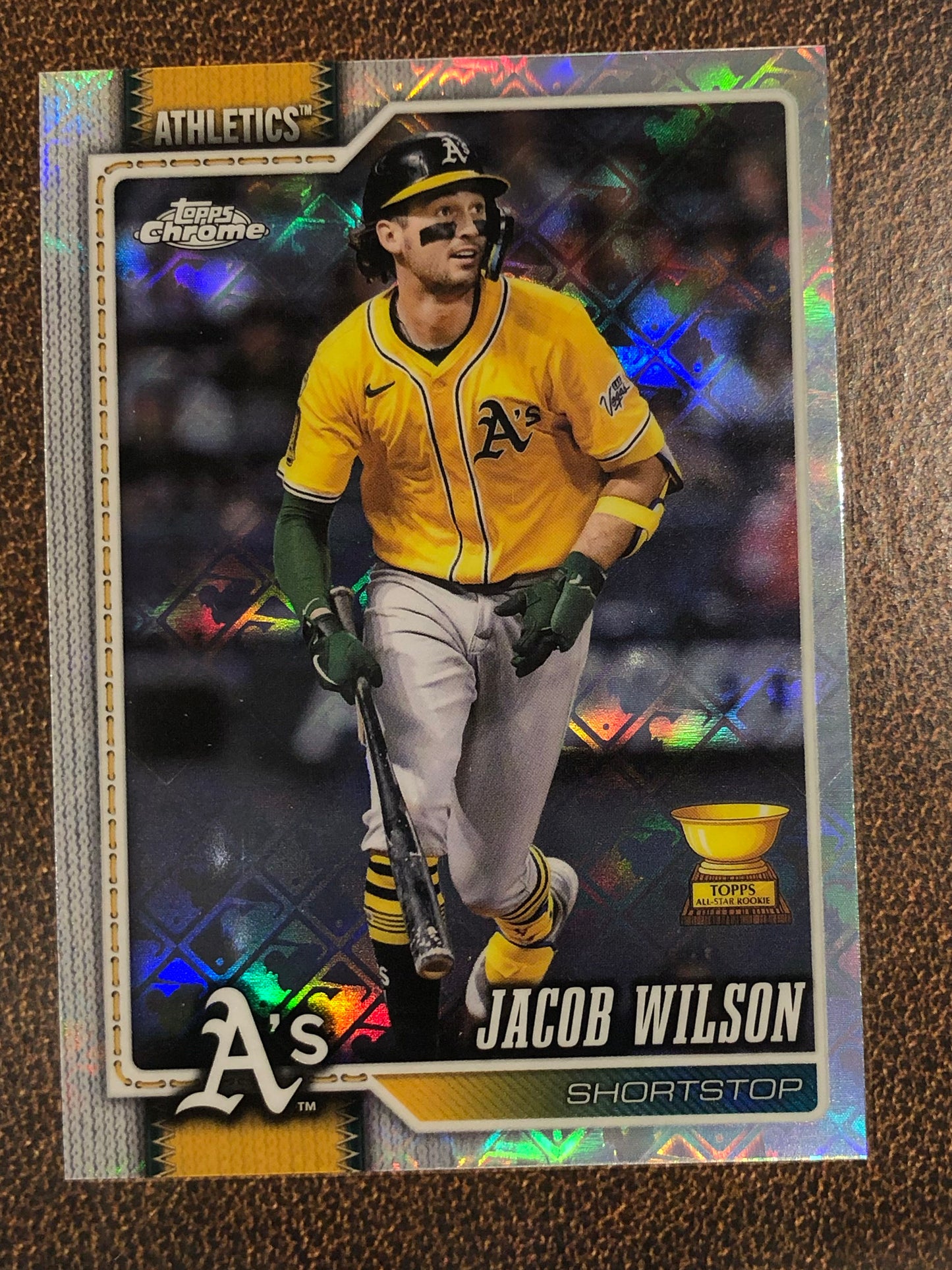 Jacob Wilson - 2026 Topps Chrome Logofractor - Base Logofractor - Athletics