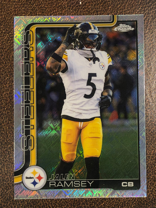 Jalen Ramsey - 2025 Topps Chrome - Topps Foil - Steelers