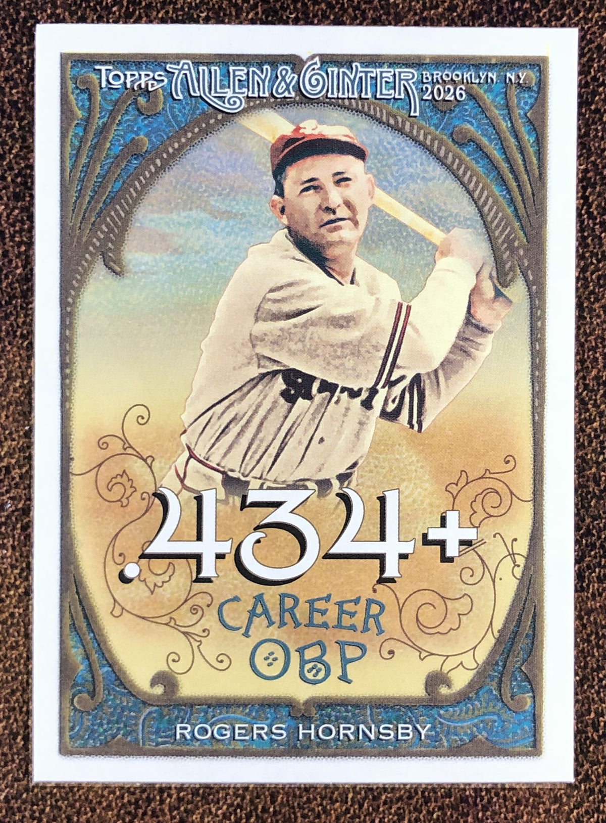 Rogers Hornsby - 2026 Topps Allen & Ginter - Career Insert (CR-7) - Cardinals