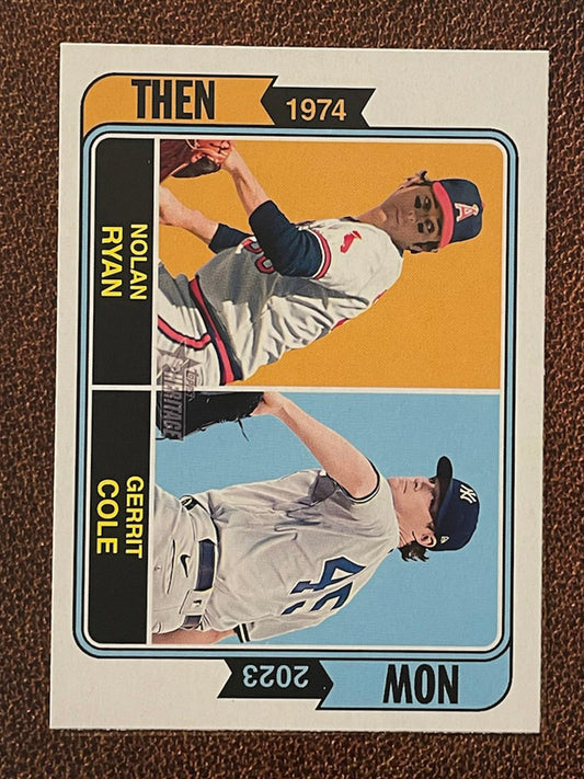 Ryan/Cole - 2023 Topps Heritage - Then and Now Insert
