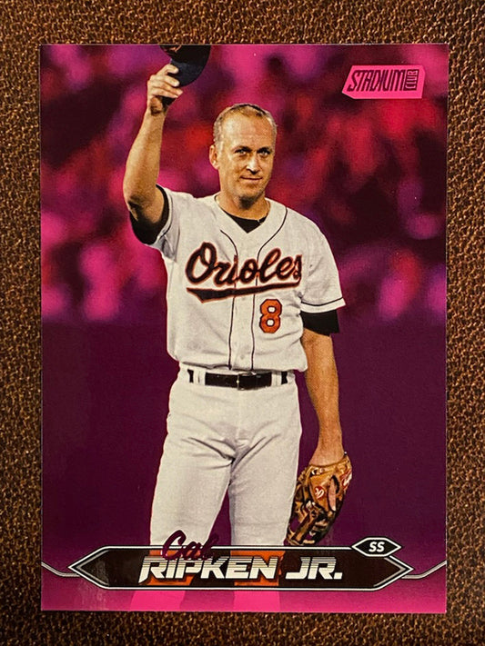 Cal Ripken Jr. - 2024 Topps Stadium Club - Pink Foil - Orioles