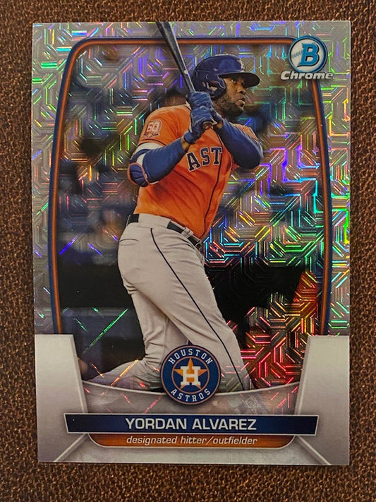 Yordan Alvarez - 2023 Bowman - Mega Box Mojo Refractor - Astros