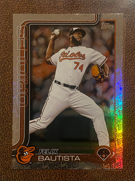 Felix Bautista - 2025 Topps Series 2 - Fanatics Exclusive Topps Foil Border - Orioles