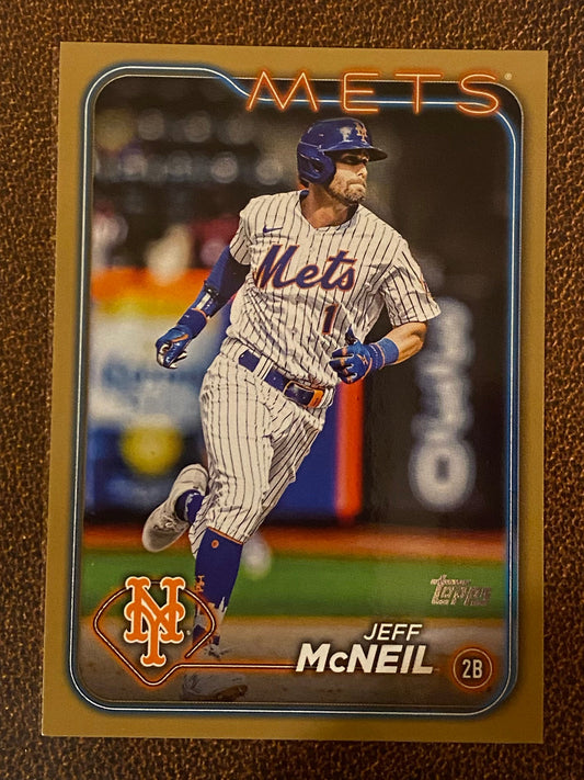 Jeff McNeil - 2024 Topps Series 2 - Gold /2024 - Mets