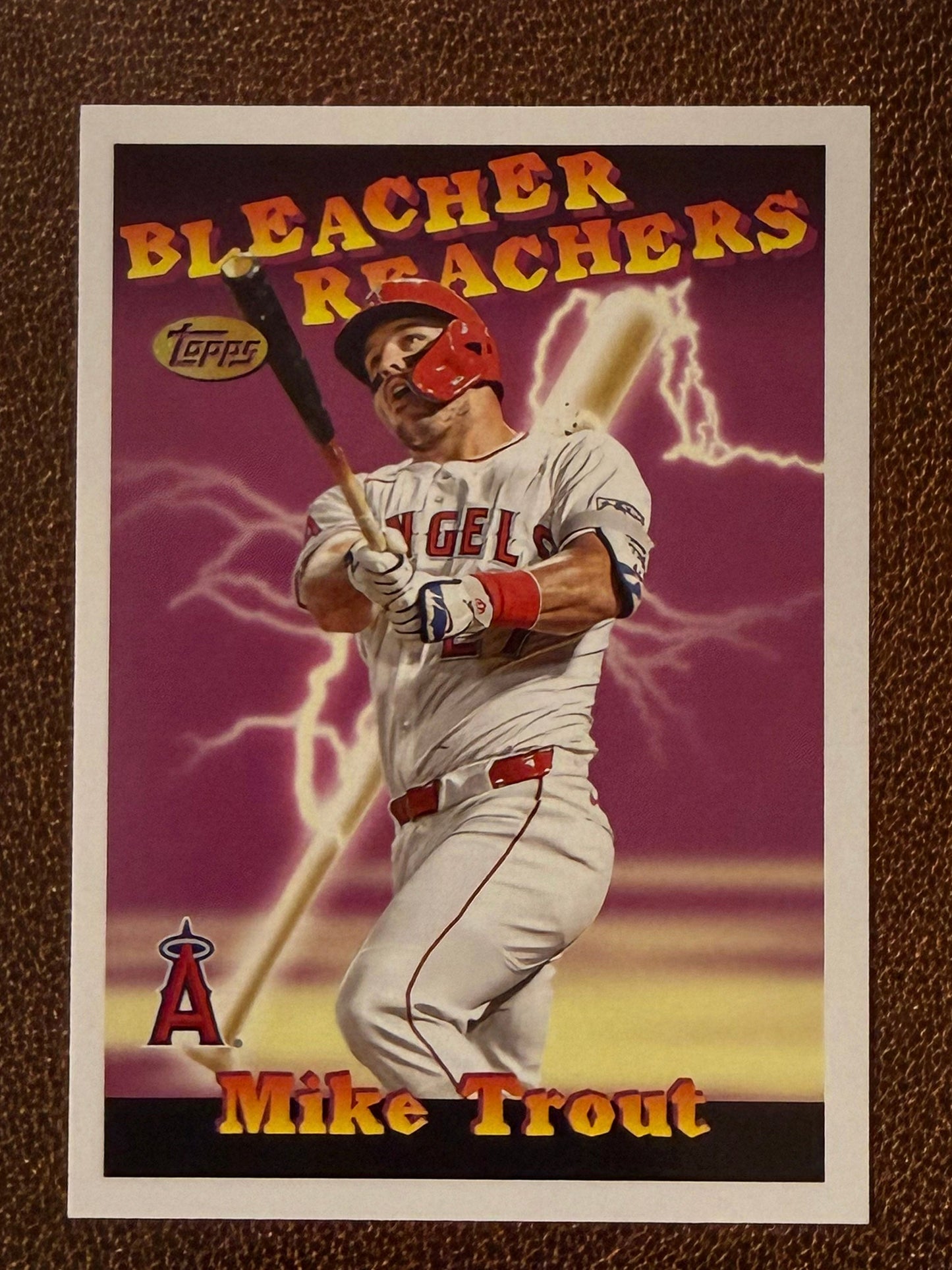Mike Trout - 2025 Topps Update - Bleacher Reachers Insert - Angels