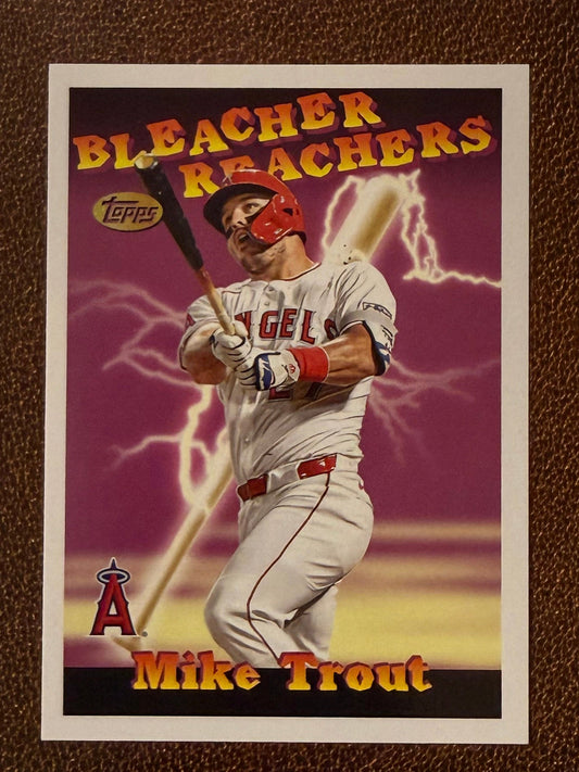 Mike Trout - 2025 Topps Update - Bleacher Reachers Insert - Angels