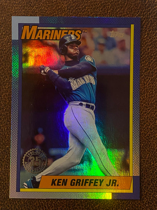 Ken Griffey Jr. - 2025 Topps Update - 1990 Foil Insert - Mariners