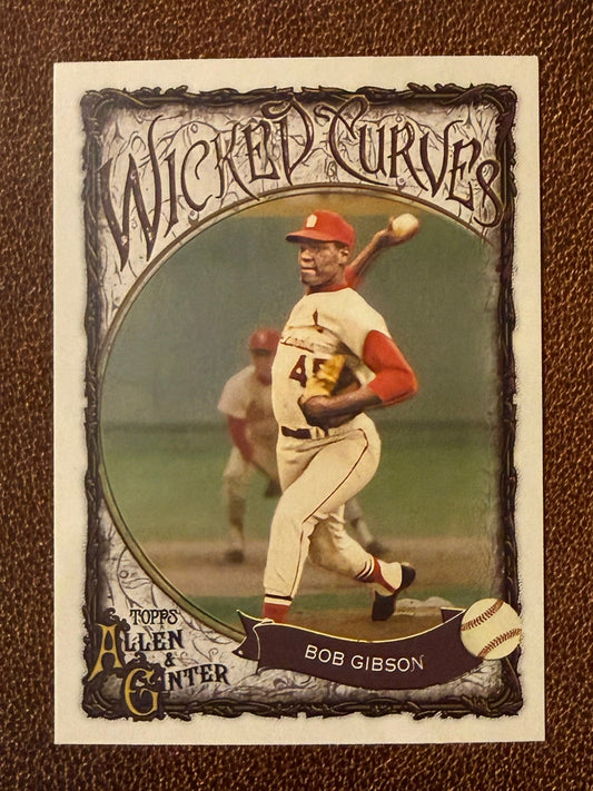 Bob Gibson - 2025 Allen & Ginter - Wicked Curves - Cardinals