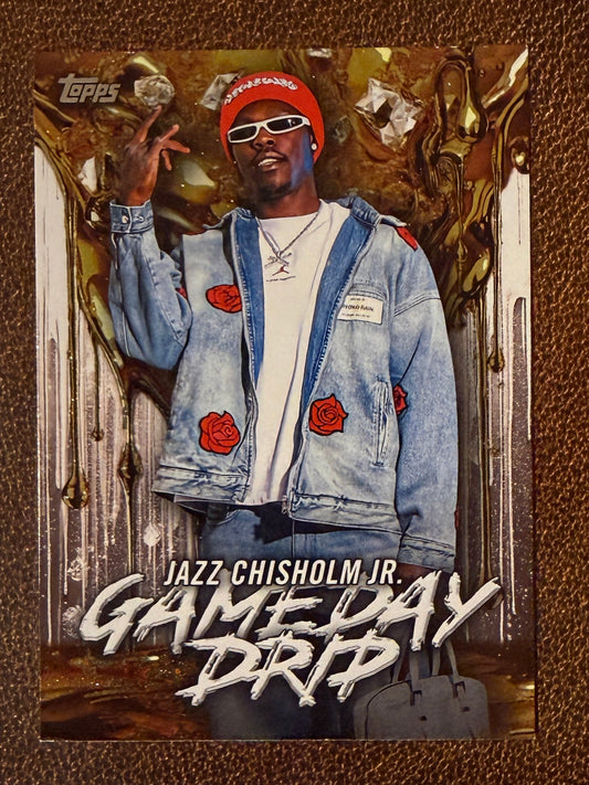 Jazz Chisholm Jr. - 2026 Topps Series 1 - Gameday Drip Insert - Yankees