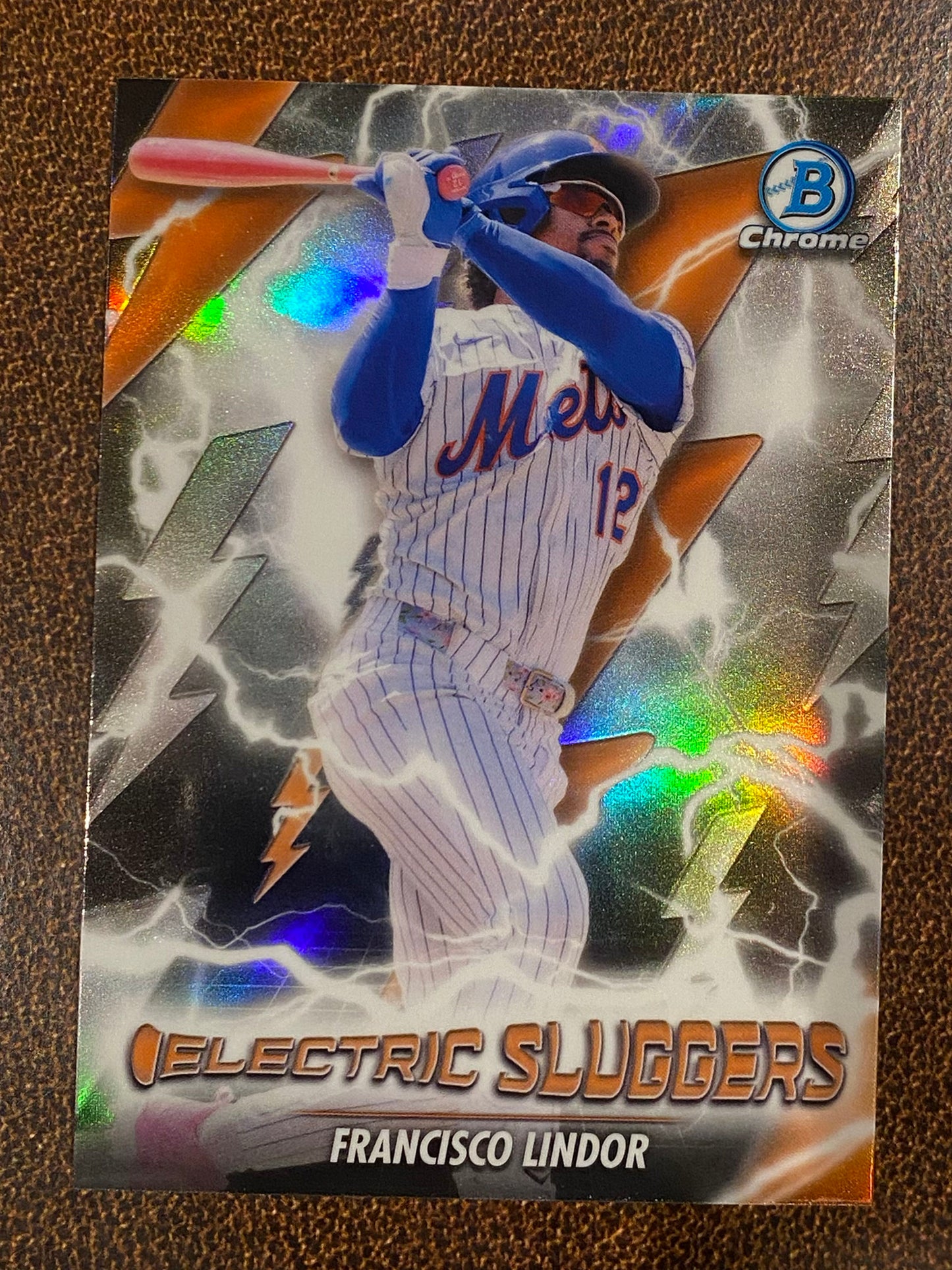 Francisco Lindor - 2026 Bowman - Electric Sluggers Insert - Mets