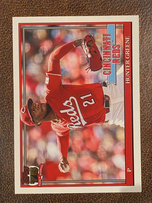 Hunter Greene - 2026 Topps Series 2 - 1991 Topps - Reds